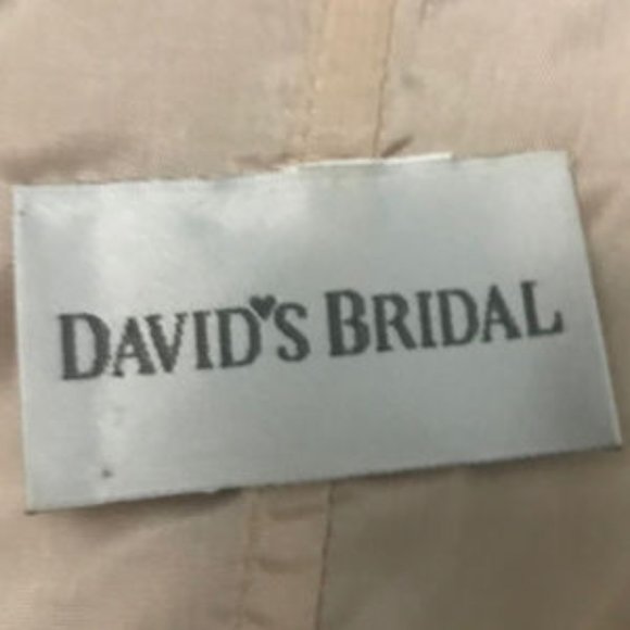 David’s Bridal Brocade Halter Dress Size 6 - Picture 7 of 7
